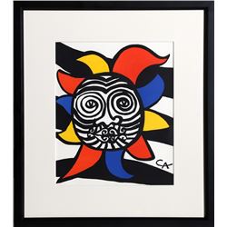 Alexander Calder, Sun Kissed from Derriere Le Miroir, Lithograph