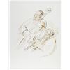 Image 1 : Ira Moskowitz, Two Double Bass Players, Ink Drawing