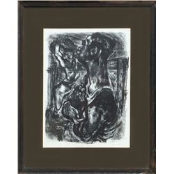 Nan Lurie, Sand Yard, Lithograph