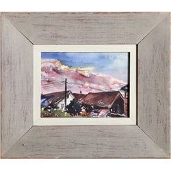 Edith Bry, Fire Island 3, Watercolor Painting