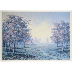 Mick Durrant, Water Meadow I, Lithograph