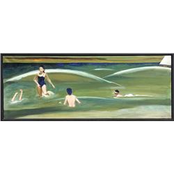 John Hardy, Sand Bar, Oil Painting