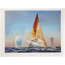 Kipp Soldwedel, Stars and Stripes (America's Cup), Offset Lithograph