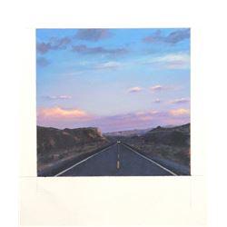 Adam Straus, Traveler in an Endless Frontier, Oil Painting