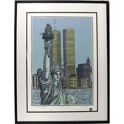 Cindy Wolsfeld, Statue of Liberty, Serigraph