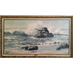 James Fetherolf, California Surf, Offset Print