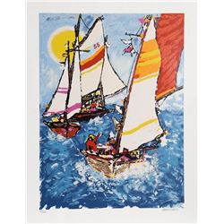 Edward Sokol, Full Sails, Serigraph
