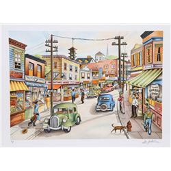 Ari Gradus, Main Street USA, Lithograph