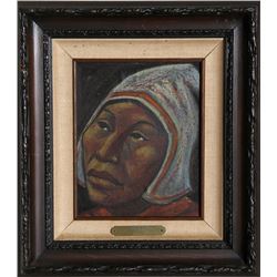 Arturo Nieto, Indian, Acrylic Painting