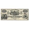 Image 1 : 1800s $3 The Bank of Michigan Obsolete Bank Note