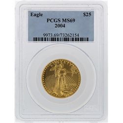 2004 $25 American Gold Eagle Coin PCGS MS69