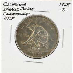 1925-S California Diamond Jubilee Commemorative Half Dollar Coin