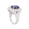 Image 3 : 14KT White Gold 4.05ct Tanzanite and Diamond Ring