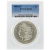 Image 1 : 1892-CC $1 Morgan Silver Dollar Coin PCGS Graded MS62