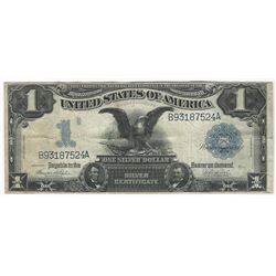 1899 $1 Black Eagle Silver Certificate Note