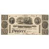 Image 1 : 1841 $20 The Chesapeake & Ohio Canal Company Obsolete Note