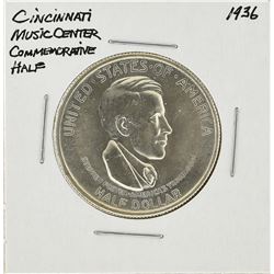 1936 Cincinnati Music Center Commemorative Half Dollar Coin