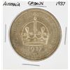 Image 1 : 1937 Australia Silver Crown Coin