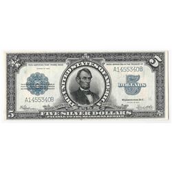 1923 $5 Lincoln Porthole Silver Certificate Note
