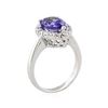 Image 3 : 14KT White Gold 2.62ct Tanzanite and Diamond Ring