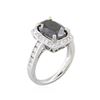 Image 3 : 14KT White Gold 4.83ctw Fancy Black Diamond Ring