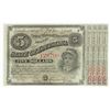 Image 1 : 1875/8 $5 State of Louisiana Baby Bond Obsolete Note