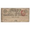 Image 1 : 1863 25 Cents The State of Georgia Obsolete Bank Note