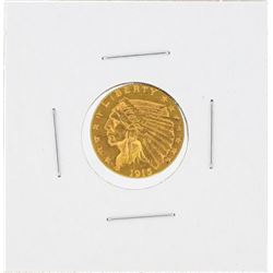 1915 $2 1/2 Indian Head Quarter Eagle Gold Coin BU