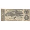 Image 1 : 1863 $5 The Confederate States of America Note