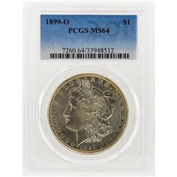 1899-O $1 Morgan Silver Dollar PCGS Graded MS64