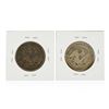Image 2 : Set of (2) 1853 and 1854-O Silver Liberty Seated Half Dollar Coins