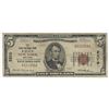 Image 1 : 1929 $5 New York New York National Currency Note