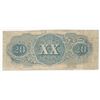 Image 2 : 1862 $20 The Confederate States of America Note