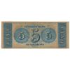 Image 2 : 1800s $5 The Citizens Bank of Louisiana Obsolete Bank Note