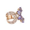 Image 1 : 14KT Rose Gold 2.55ctw Tanzanite and Diamond Ring