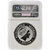 Image 2 : 2001 $1 Australia Kookaburra Silver Coin NGC MS68