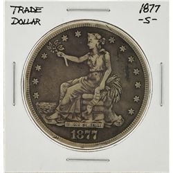 1877-S $1 U.S. Trade Silver Dollar Coin