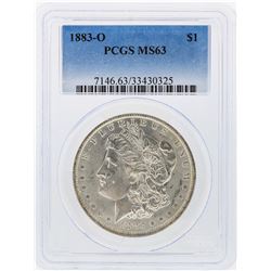 1883-O $1 Morgan Silver Dollar PCGS Graded MS63