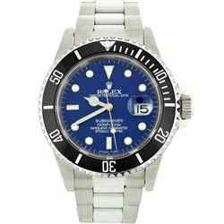 Mens Rolex Stainless Steel Date Submariner Watch