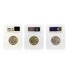 Image 2 : Set of (3) 1946-D-S Walking Liberty Half Dollar PCGS Graded Coins