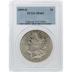 1899-O $1 Morgan Silver Dollar PCGS Graded MS65