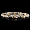 Image 2 : 14K Two-Tone 1.00ctw Diamond Bracelet