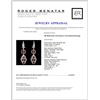 Image 3 : 18K White Gold 4.15ct Ruby & 1.27ct Diamond Earrin