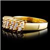 Image 2 : 18K Yellow Gold 0.46ctw Diamond Ring