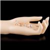 Image 2 : 14K Gold 6.86ct Morganite & 1.30ctw Diamond Earrin