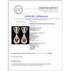 Image 3 : 14K Gold 6.86ct Morganite & 1.30ctw Diamond Earrin