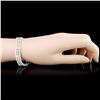 Image 3 : 18K Gold 11.00ctw Diamond Bracelet