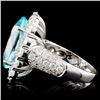 Image 3 : 18K Gold 10.14ct Tourmaline & 2.71ct Diamond Ring