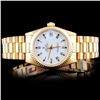 Image 1 : Rolex 18K YG Mid-Size DateJust Women Watch