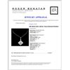 Image 3 : 18K White Gold 1.03ctw  Fancy Diamond Pendant